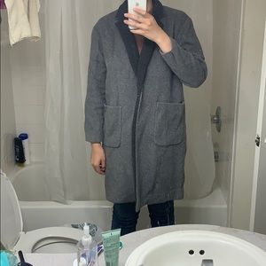 Madewell grey coat, size M